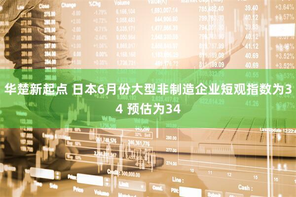 华楚新起点 日本6月份大型非制造企业短观指数为34 预估为34